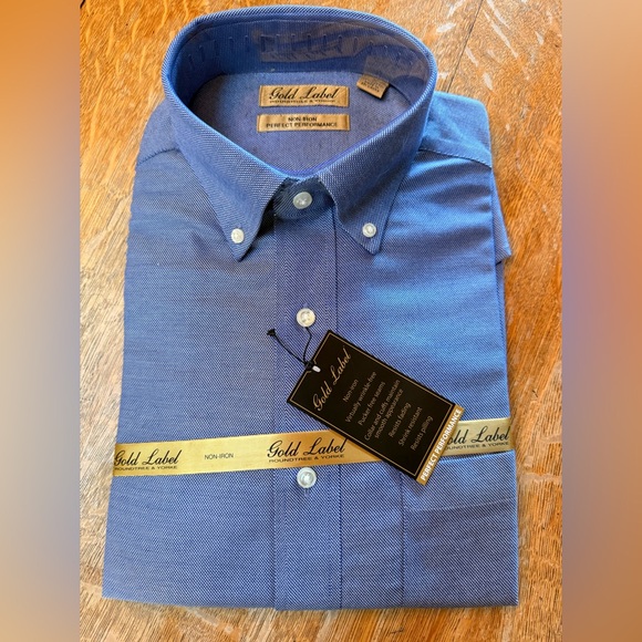 Roundtree & Yorke Other - Roundtree & Yorke Gold Label Blue Dress Shirt